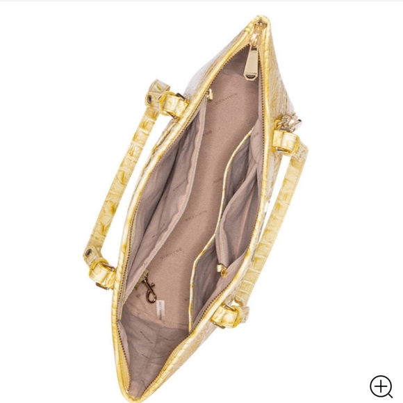 Brahmin Lemonade Medium Asher &  Wallet Set - Picture 14 of 16